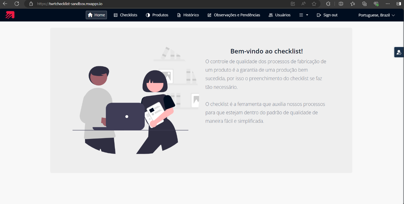 Interface gráfica do usuário, Site
Descrição gerada automaticamente
